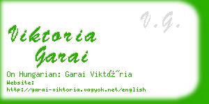 viktoria garai business card